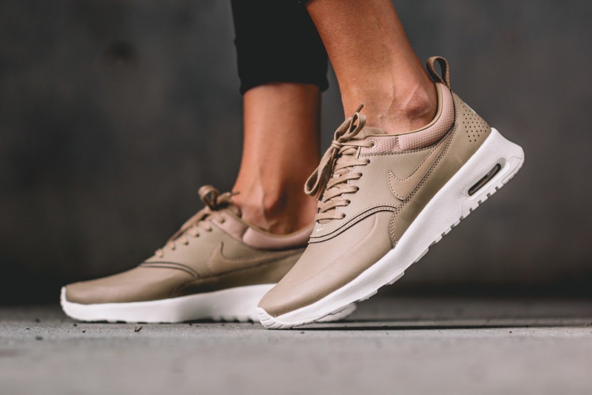 nike air max thea premium beige leather, Nike has just released the best colorway for it's latest Nike Air Max Thea Premium in “Desert Camo.” Constructed in premium tan leather and finished ...